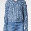 Online - Wool Blend Jumper in Aqua Blue/Multi Women Tops & Blouses | Knitwear
