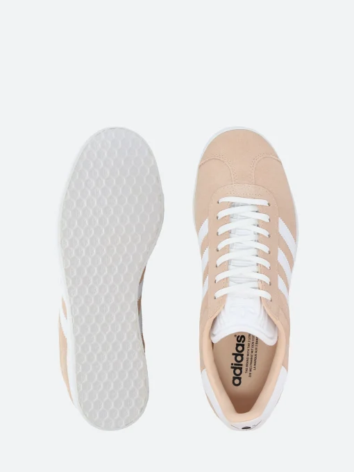 New adidas - Gazelle W in Halo Blush and White Women Overalls & Jumpsuits | Sneakers
