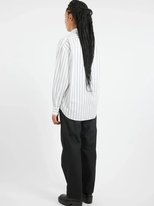 Clearance - Sartori Shirt in Blue Stripe Women Tops & Blouses | Button-Ups