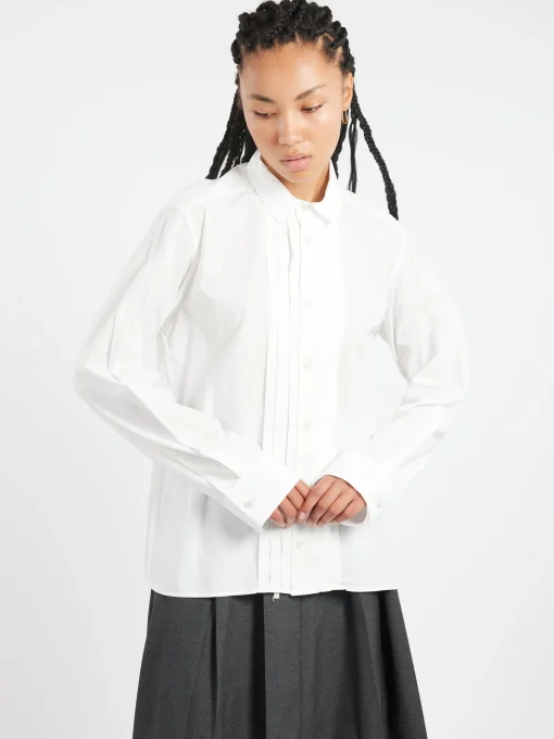 Clearance - Smoke Shirt in Off White Women Tops & Blouses | Button-Ups