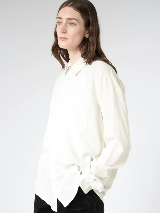 Online - Ward Shirt in White Chalk Women Tops & Blouses | Button-Ups
