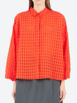 Online - 25140 Seersucker Shirt in Women Tops & Blouses | Button-Ups