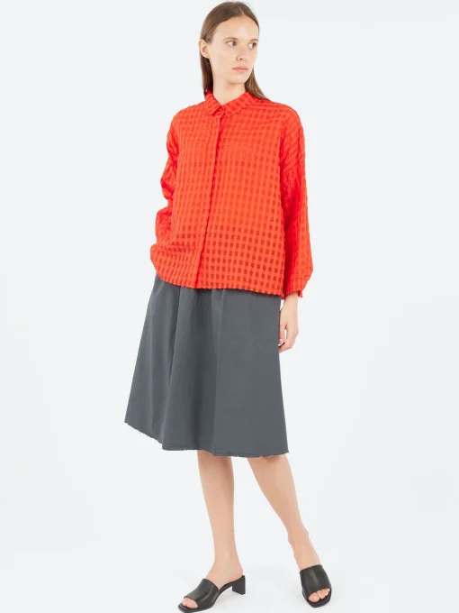 Online - 25140 Seersucker Shirt in Women Tops & Blouses | Button-Ups