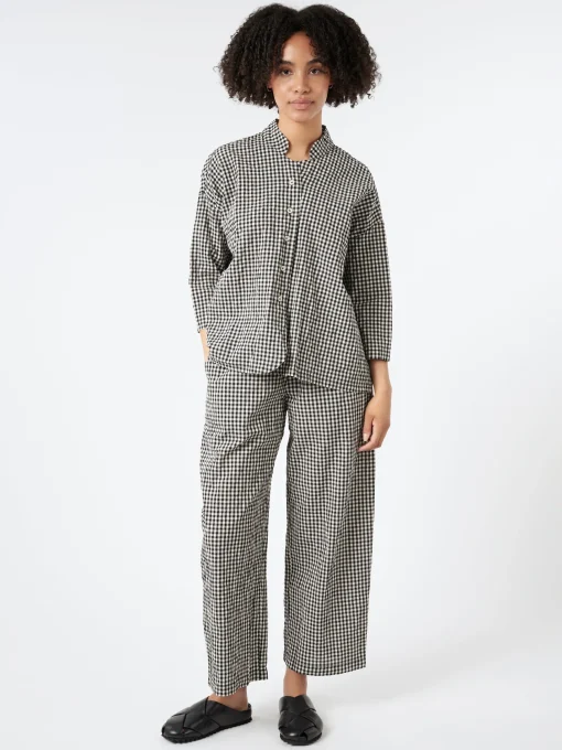 Online - 24130 Shirt in Small Check Women Tops & Blouses | Button-Ups