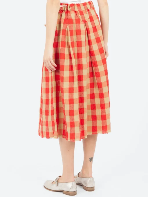 New - Big Gingham Skirt in Var 1 Women Skirts