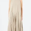 New - Pleated Sleeveless Dress TC in Women Dresses