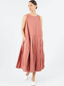 Fashion - Pleated Sleeveless Dress TC in Women Dresses