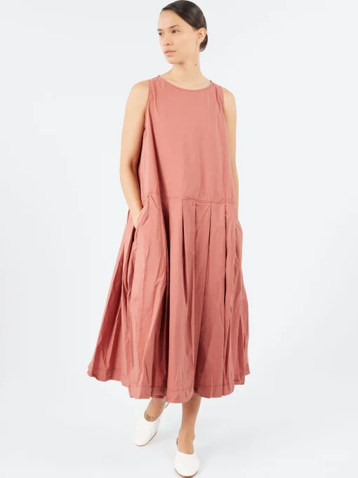 Fashion - Pleated Sleeveless Dress TC in Women Dresses