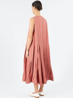 Fashion - Pleated Sleeveless Dress TC in Women Dresses