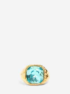 Sale - Amalfi Ring in Blue and Gold Women Jewelry | Belts