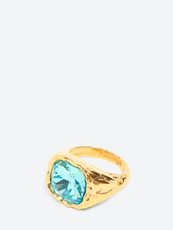 Sale - Amalfi Ring in Blue and Gold Women Jewelry | Belts