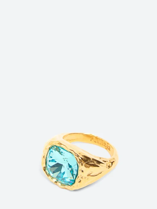 Sale - Amalfi Ring in Blue and Gold Women Jewelry | Belts