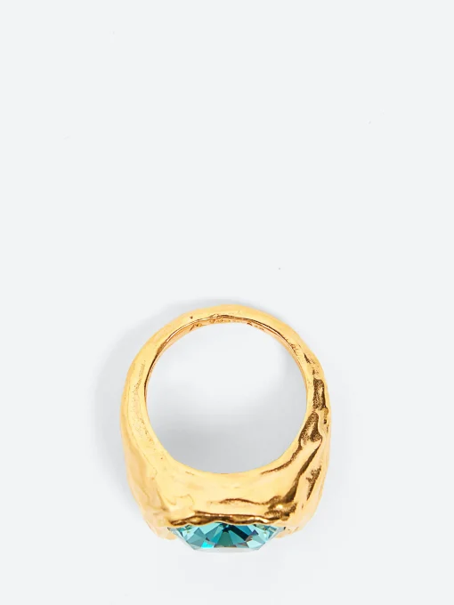 Sale - Amalfi Ring in Blue and Gold Women Jewelry | Belts