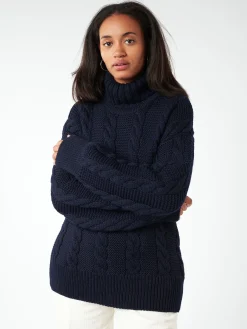Best - Cable Highneck in Women Tops & Blouses | Knitwear