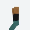 Outlet - Gwynn Socks in Green Colourblock Women Socks & Hosiery | Belts