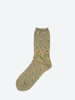 Sale - Full Fry Flower Crew Sock in Women Socks & Hosiery | Belts