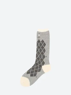 Sale - Grid and Star Crew Sock in Women Socks & Hosiery | Belts