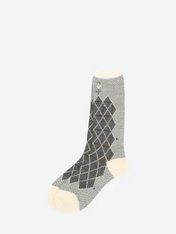Sale - Grid and Star Crew Sock in Women Socks & Hosiery | Belts