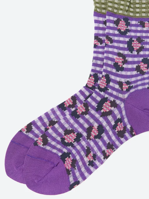 Online - Jungle Check Socks in Women Socks & Hosiery | Belts