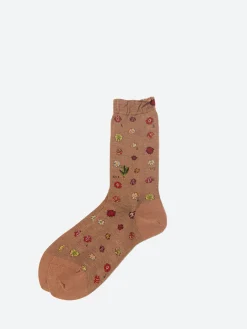 Fashion - Polka Flower Socks in Women Socks & Hosiery | Belts