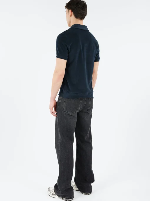 Outlet - Agustino Polo Shirt in Dark Navy Polos