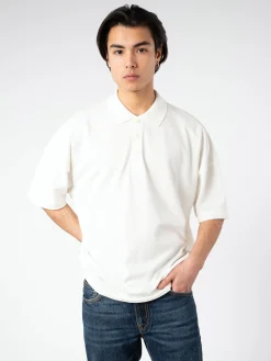 Outlet - Antoine Polo in White Polos