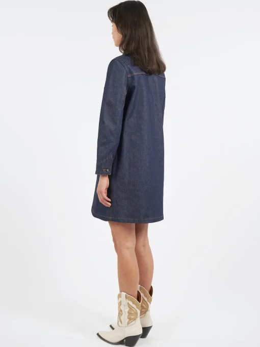 Sale - Aurelia Dress in Indigo Women Overalls & Jumpsuits | Dresses