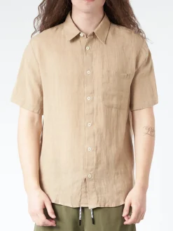 Clearance - Bellini Logo in Beige Button-Ups