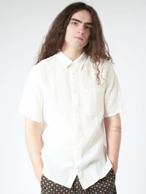 Discount - Bellini Logo in Off White Button-Ups