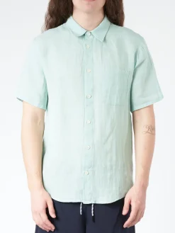 Hot - Bellini Logo in Pale Green Button-Ups