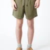Hot - Bobby Shorts in Dark Green Swimwear