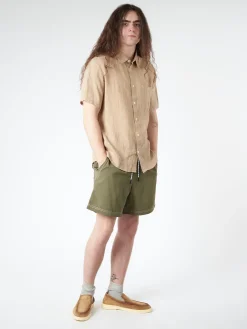 Hot - Bobby Shorts in Dark Green Swimwear