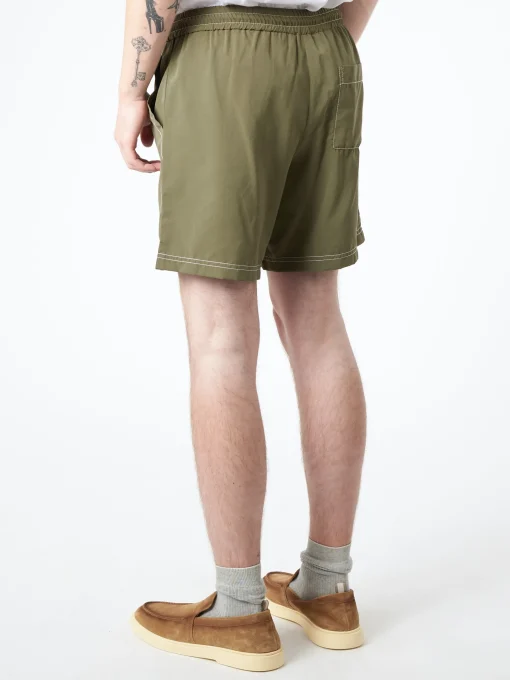 Hot - Bobby Shorts in Dark Green Swimwear