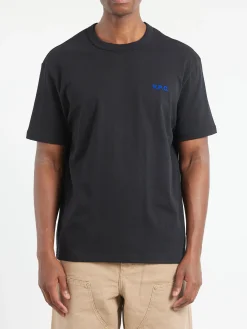 Clearance - Boxy Petit VPC T-Shirt in Black and Blue T-Shirts