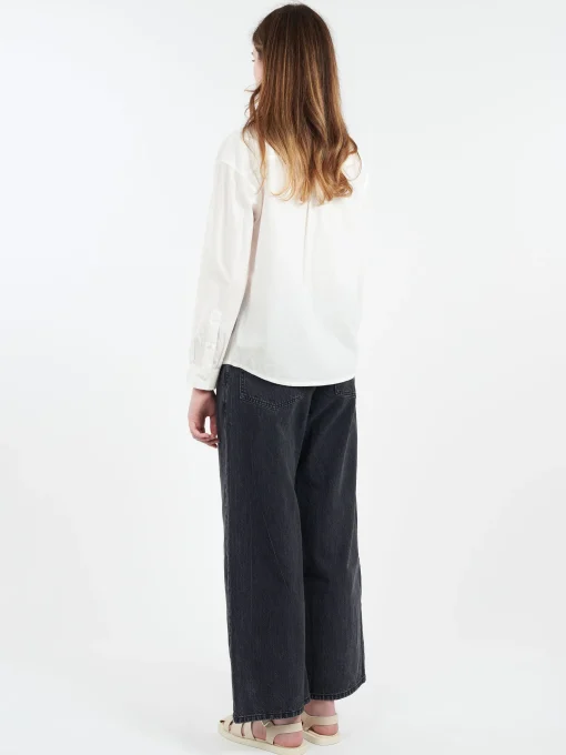 Hot - Boyfriend Brodee Shirt in White Women Tops & Blouses | Button-Ups