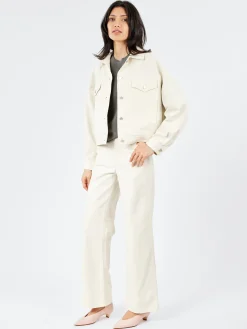 Discount - Cally Jacket in Off White Women Outerwear