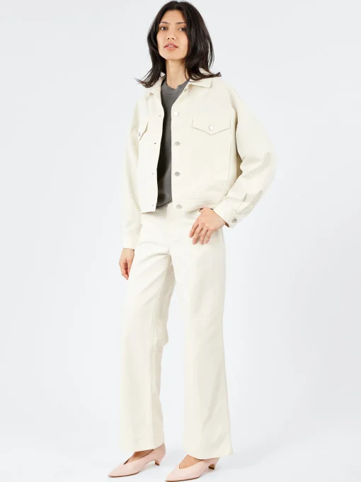 Discount - Cally Jacket in Off White Women Outerwear