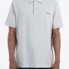 Fashion - Carter Polo in Heathered Grey Polos