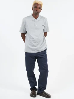 Fashion - Carter Polo in Heathered Grey Polos
