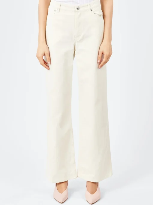 Sale - Elisabeth Jean in Off White Women Pants | Denim