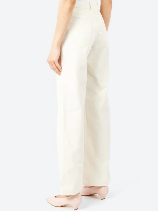 Sale - Elisabeth Jean in Off White Women Pants | Denim
