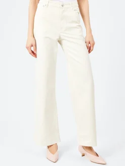 Sale - Elisabeth Jean in Off White Women Pants | Denim
