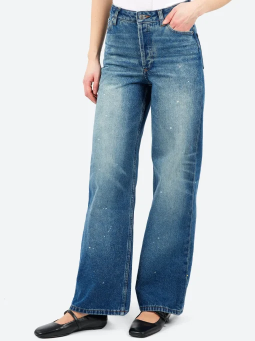 Clearance - Elisabeth Jean in Stonewashed Indigo Women Pants | Denim
