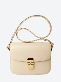 Discount - Grace Small Bag in Cream Women Belts | Bags