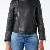 Best - JWA Biker Jacket Morgan in Black Women Outerwear