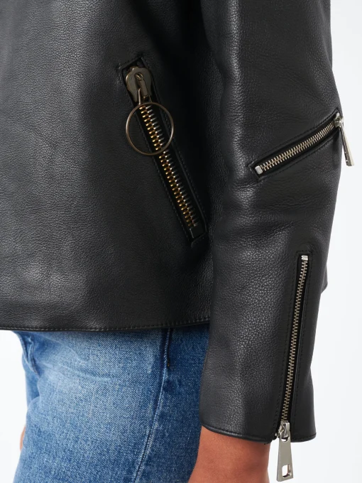 Best - JWA Biker Jacket Morgan in Black Women Outerwear