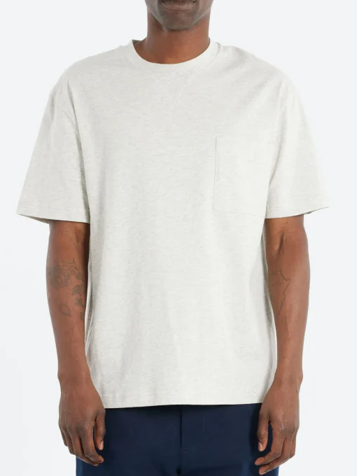 Fashion - Label H T-Shirt in Heathered Ecru T-Shirts