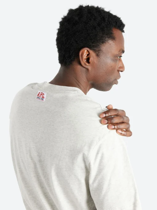 Fashion - Label H T-Shirt in Heathered Ecru T-Shirts