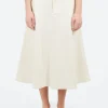 Outlet - Laurie Skirt in Off White Women Skirts