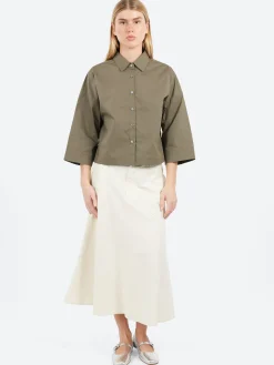 Outlet - Laurie Skirt in Off White Women Skirts